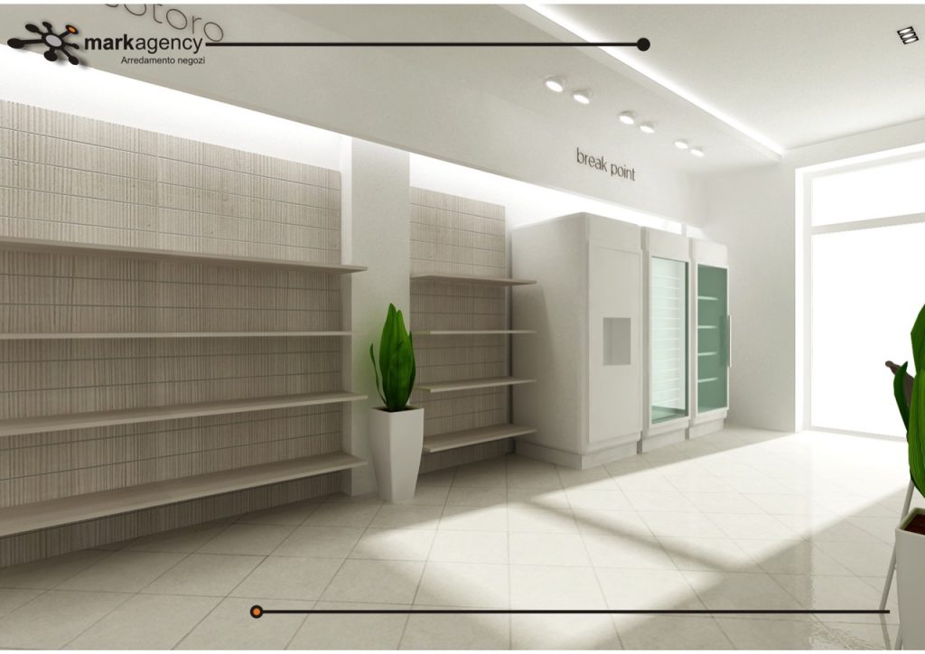 Progetto arredo negozio tabacchi Parma foto n.693