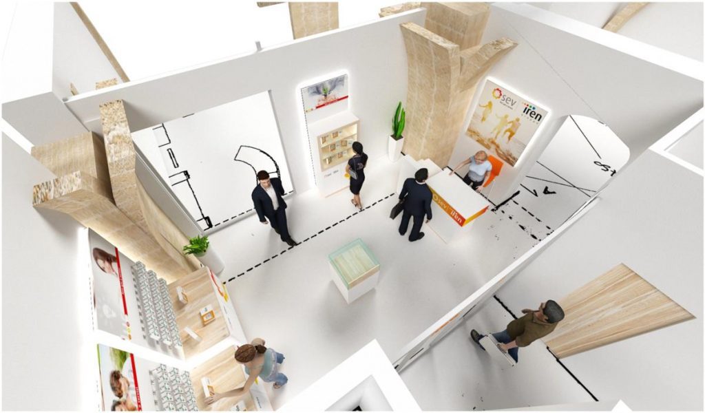 Progetto arredo negozio agenzie servizi Pomezia foto n.1278