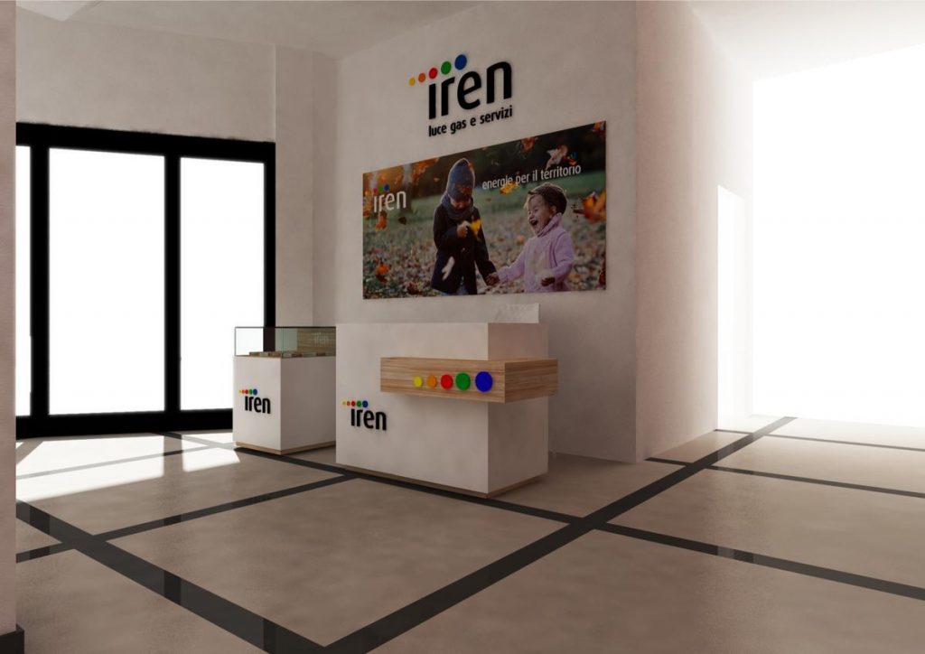 Progetto arredo negozio agenzie servizi Udine foto n.1443