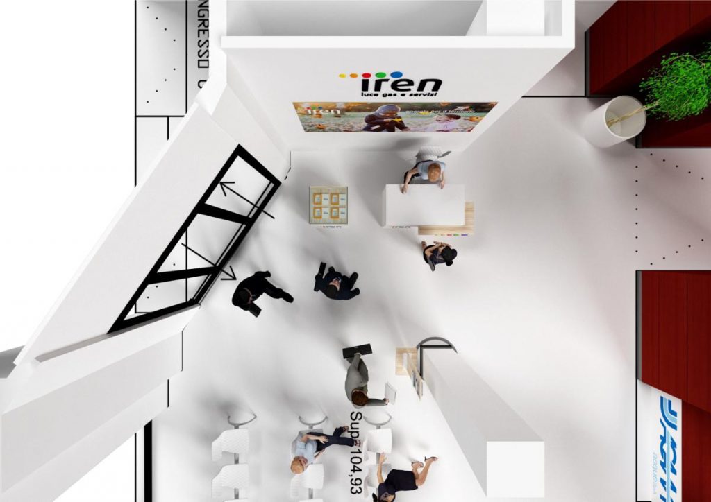 Progetto arredo negozio agenzie servizi Udine foto n.1445