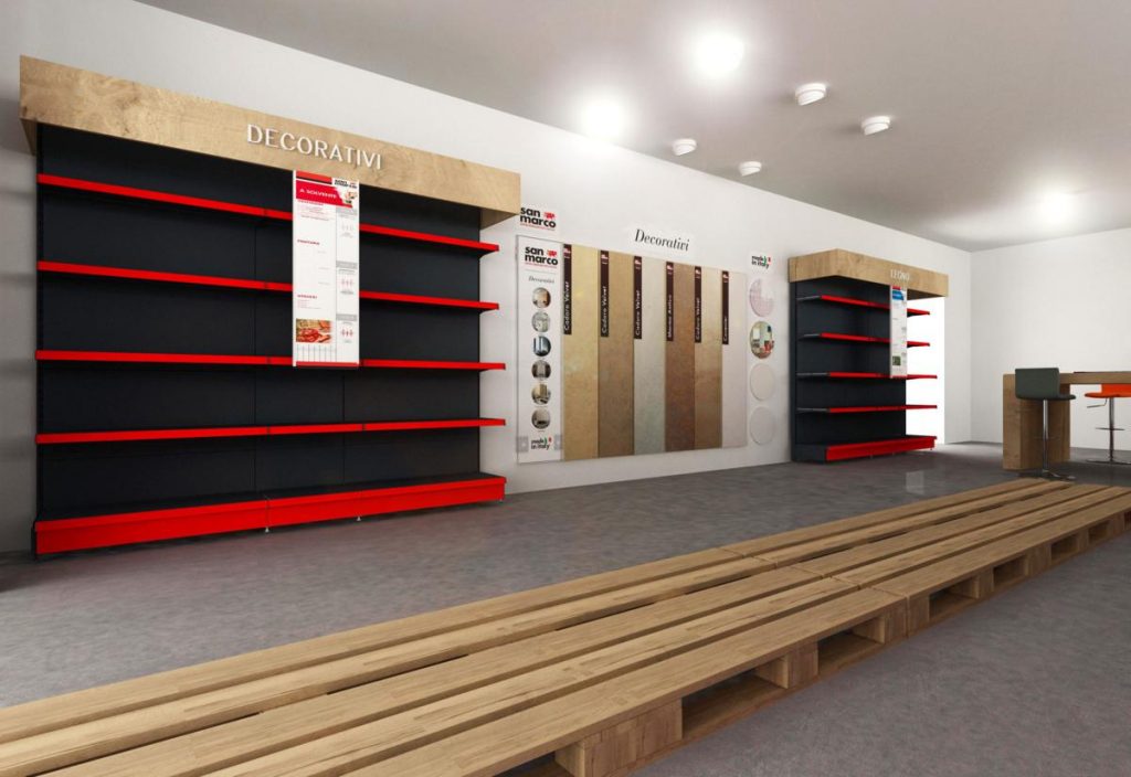 Progetto arredo negozio bricolage Bolzano foto n.2325