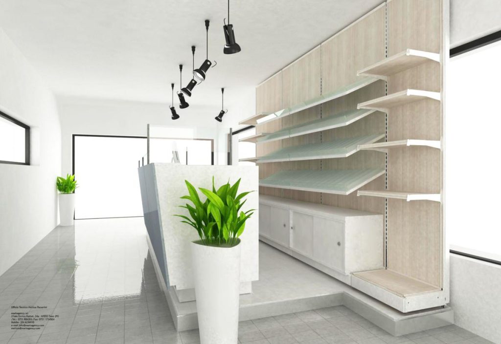 Progetto arredo negozio tabacchi Brescia foto n.2706