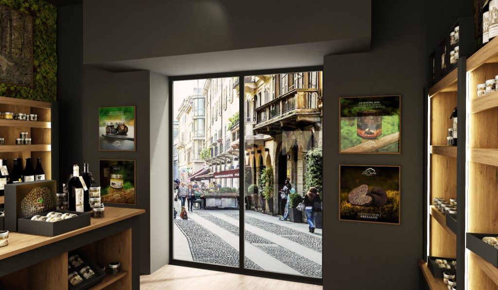 Progetto arredo negozio alimentari Salerno foto n.17338