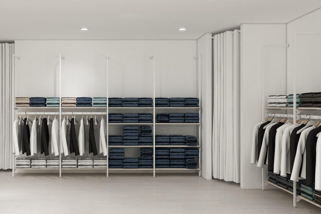 Progetto arredo negozio abbigliamento Vicenza foto n.15911