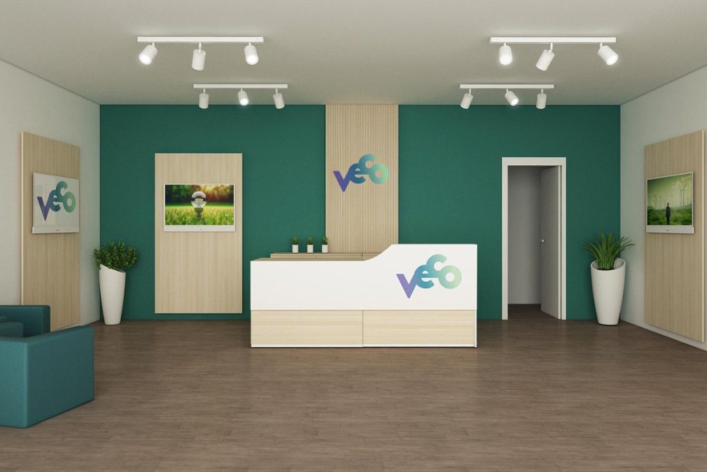 Progetto arredo negozio agenzie servizi Pozzuoli foto n.15922