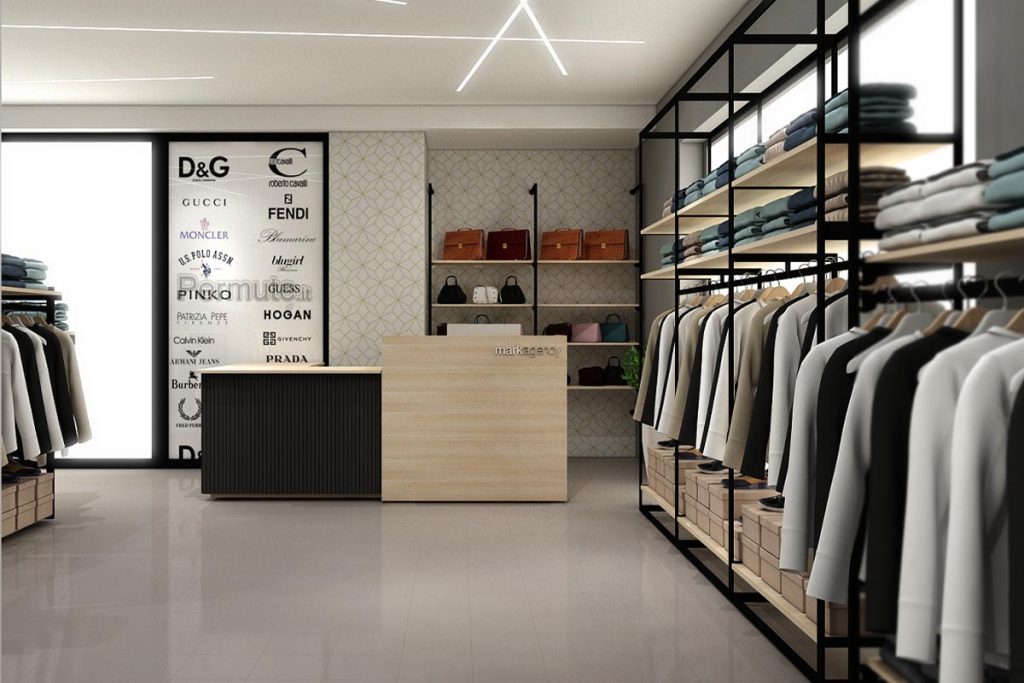 Progetto arredo negozio abbigliamento Modena foto n.15917