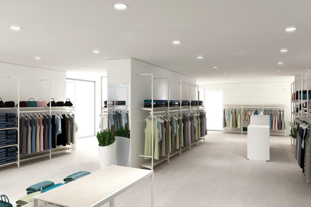 Progetto arredo negozio abbigliamento Vicenza foto n.15912