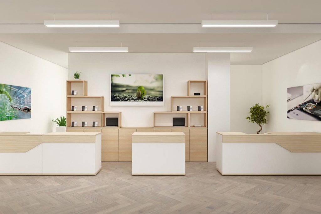 Progetto arredo negozio telefonia Sondrio foto n.15969