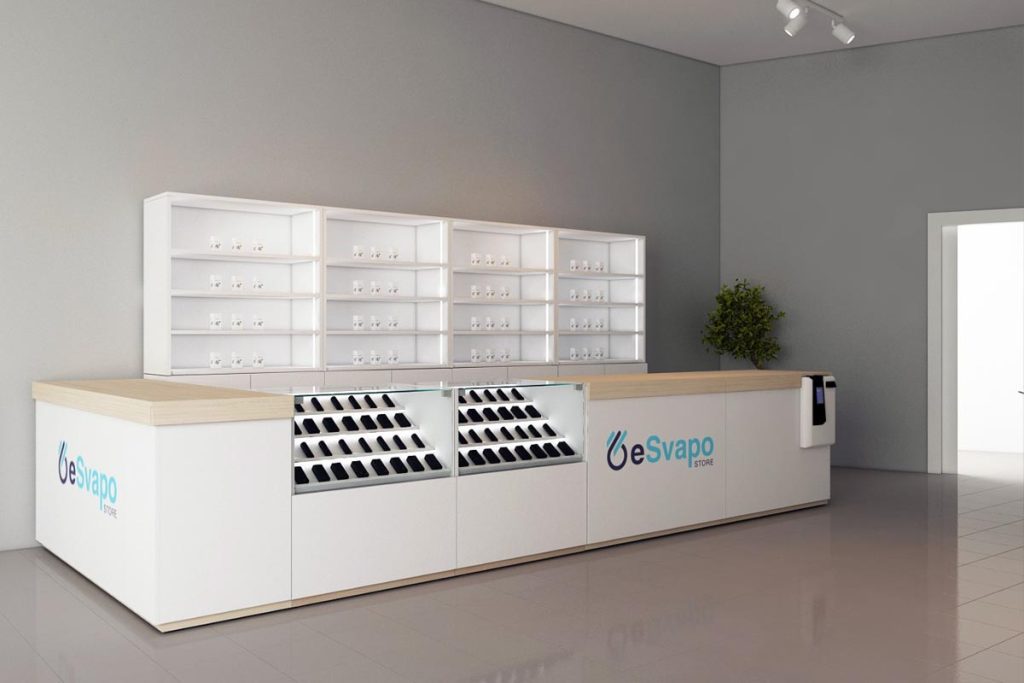 Progetto arredo negozio svapo Barletta-Andria-Trani foto n.15943