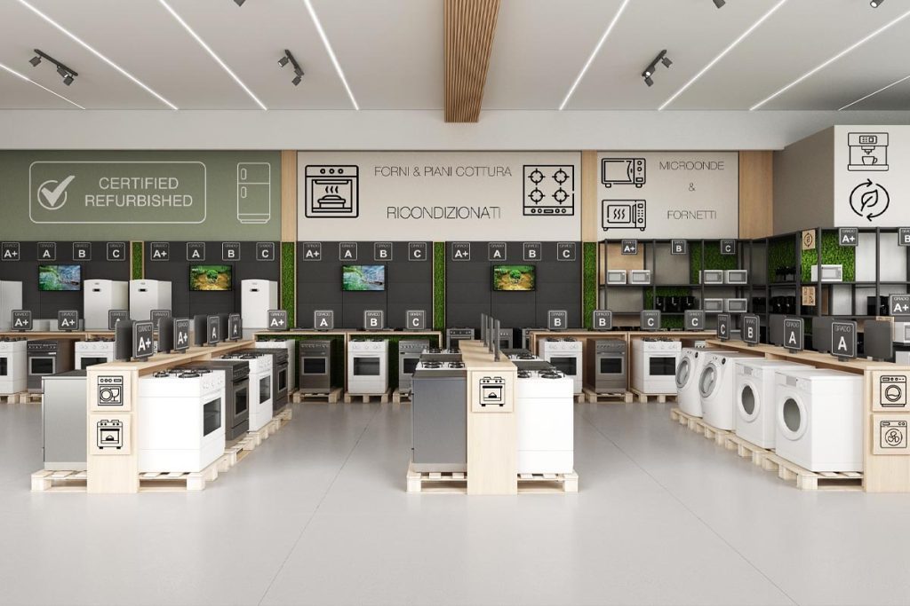 arredamento per negozio elettrodomestici