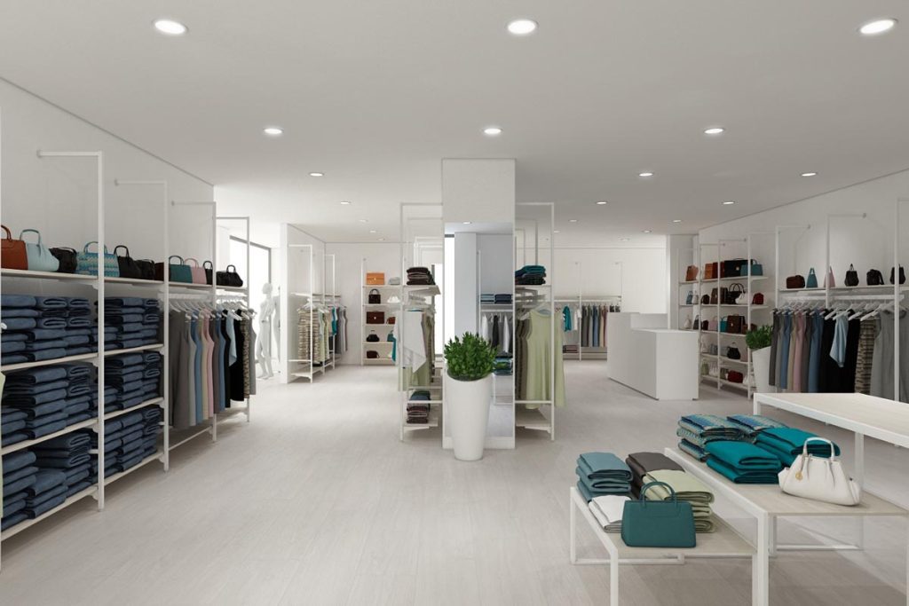 Progetto arredo negozio abbigliamento Vicenza foto n.15910