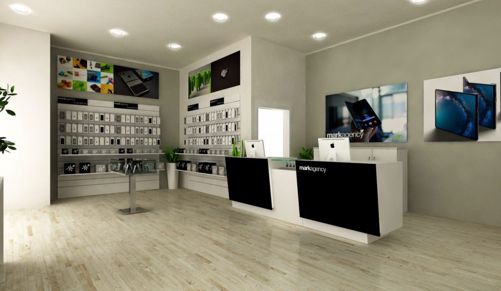 Progetto arredo negozio telefonia Altamura foto n.4761