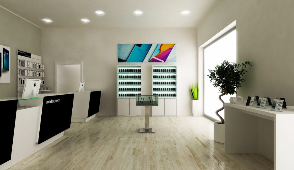 Progetto arredo negozio telefonia Altamura foto n.4762