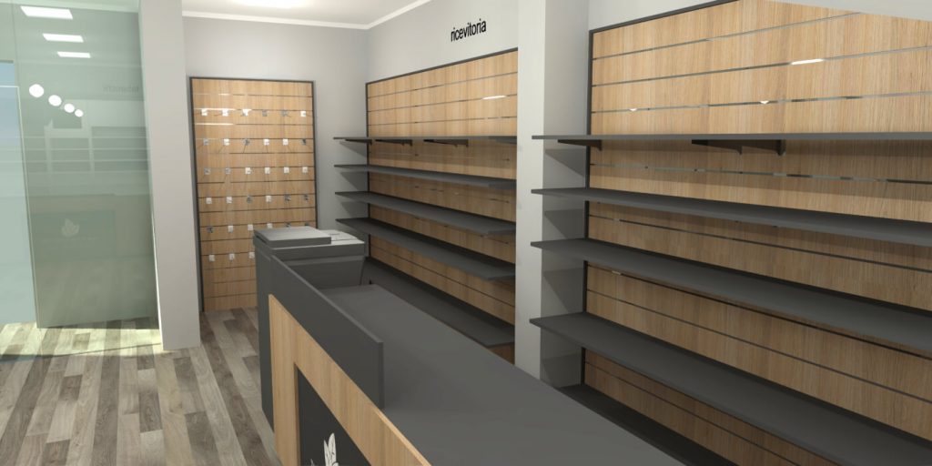 Progetto arredo negozio tabacchi Milano Marittima foto n.13432