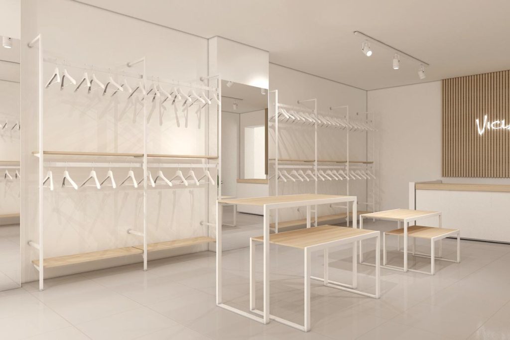 Progetto arredo negozio abbigliamento Formigine foto n.15847