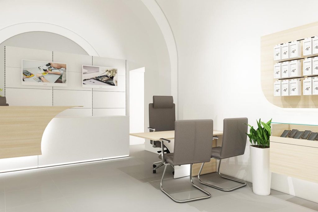 Progetto arredo negozio telefonia Bologna foto n.15951