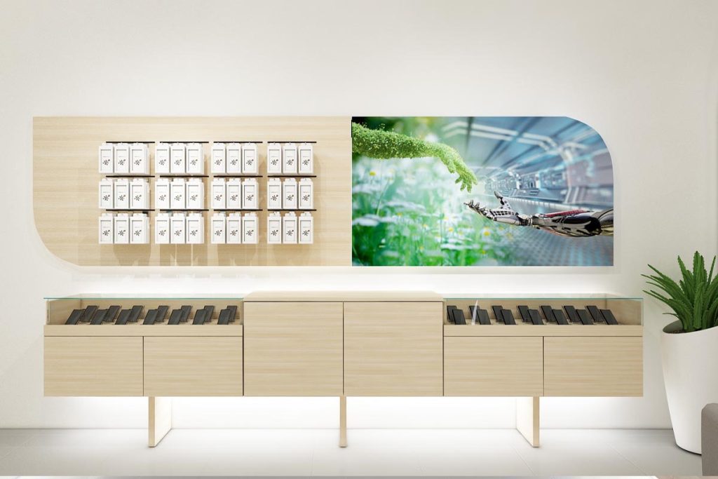 Progetto arredo negozio telefonia Bologna foto n.15952