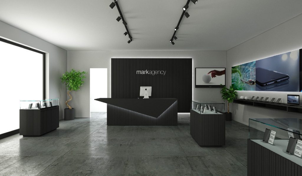 Progetto arredo negozio telefonia Forlì foto n.15083