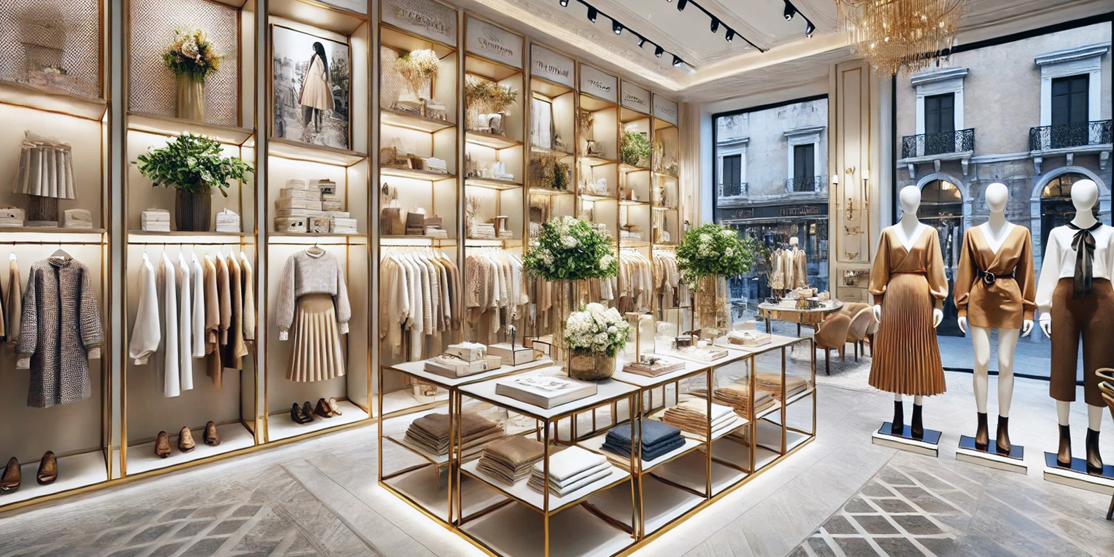 arredamento negozi abbigliamento donna