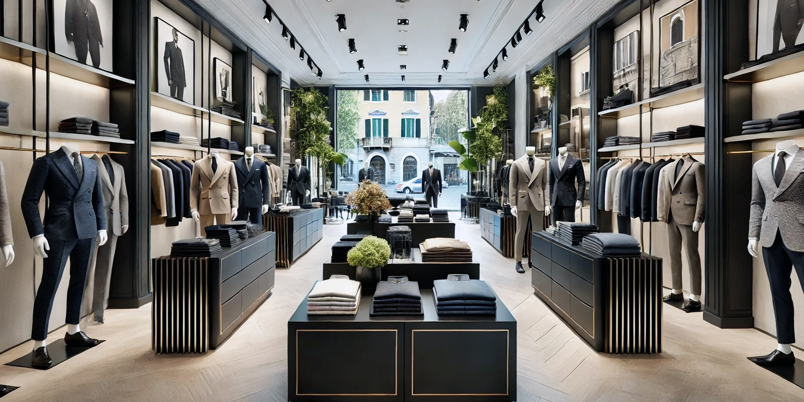 arredamento negozio abbigliamento lusso