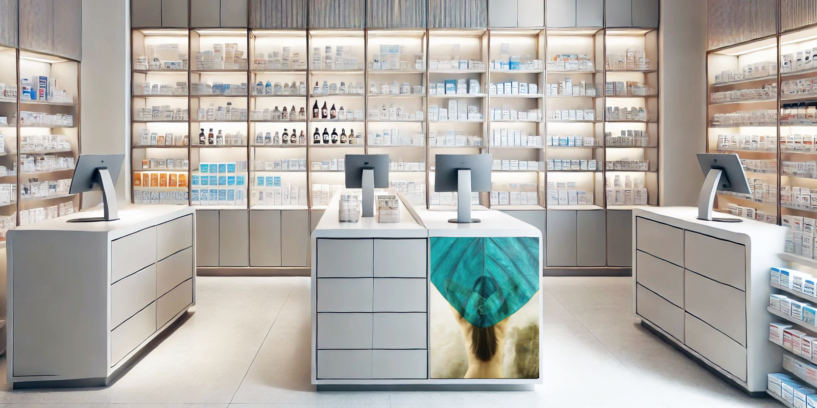 Arredamenti su misura per farmacia