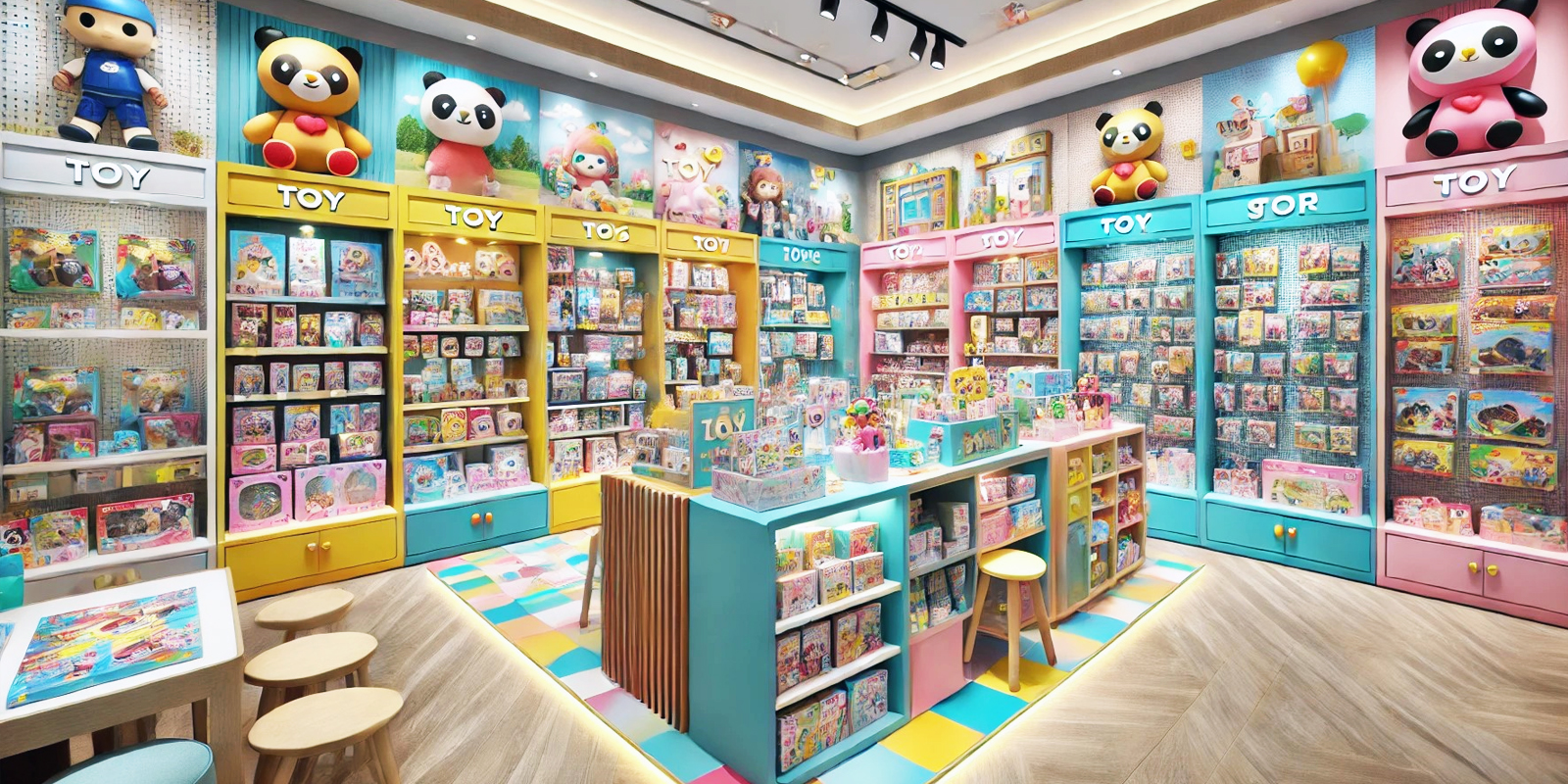 Arredamenti e allestimenti negozi di giocattoli