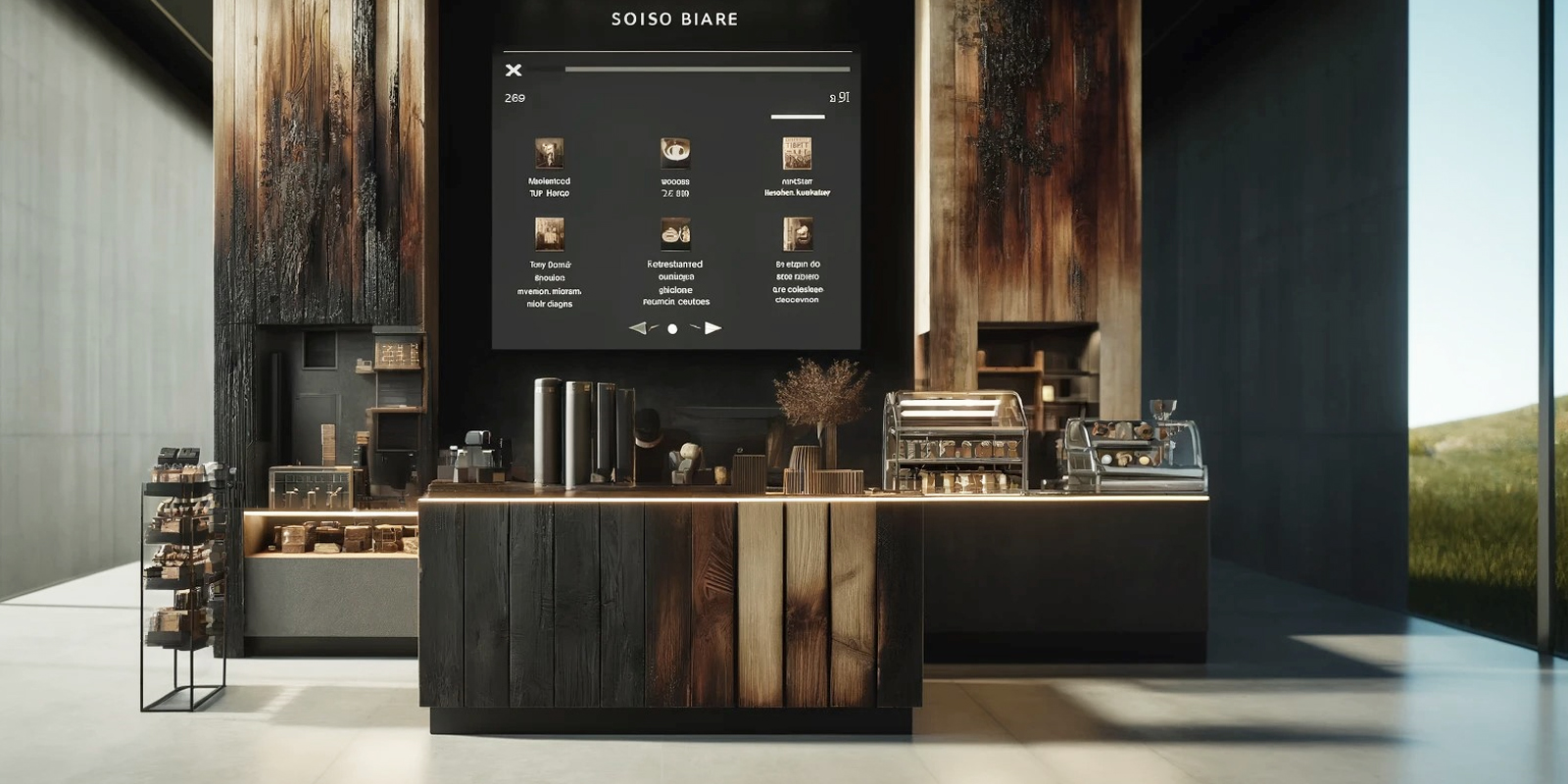 Banchi bar su misura, design funzionale e accattivante, materiali di alta qualità, illuminazione integrata