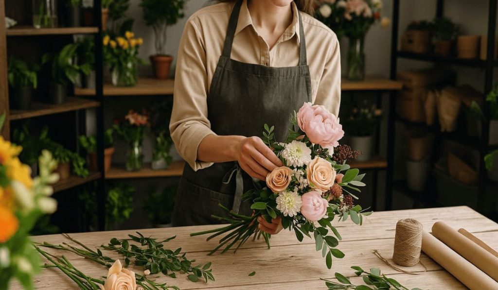 Come arredare un negozio di fiori