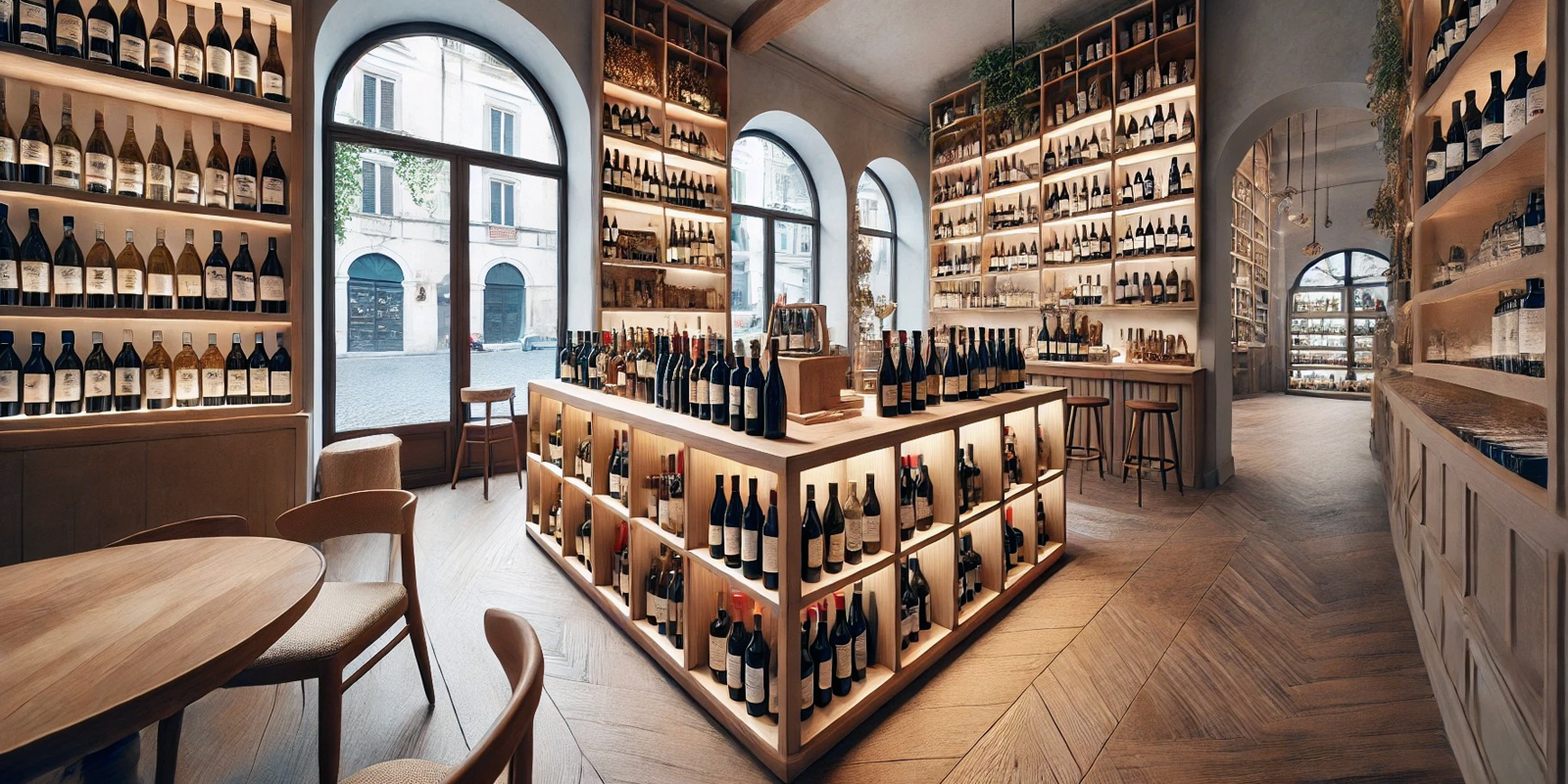 Arredamenti su misura per enoteche e vinerie