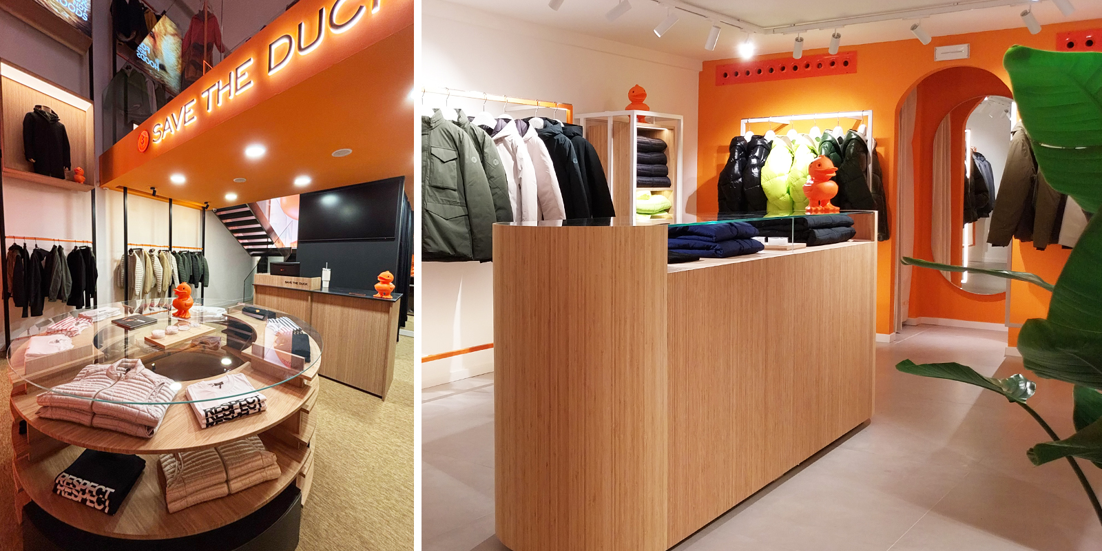 Arredamento negozio di abbigliamento in franchising