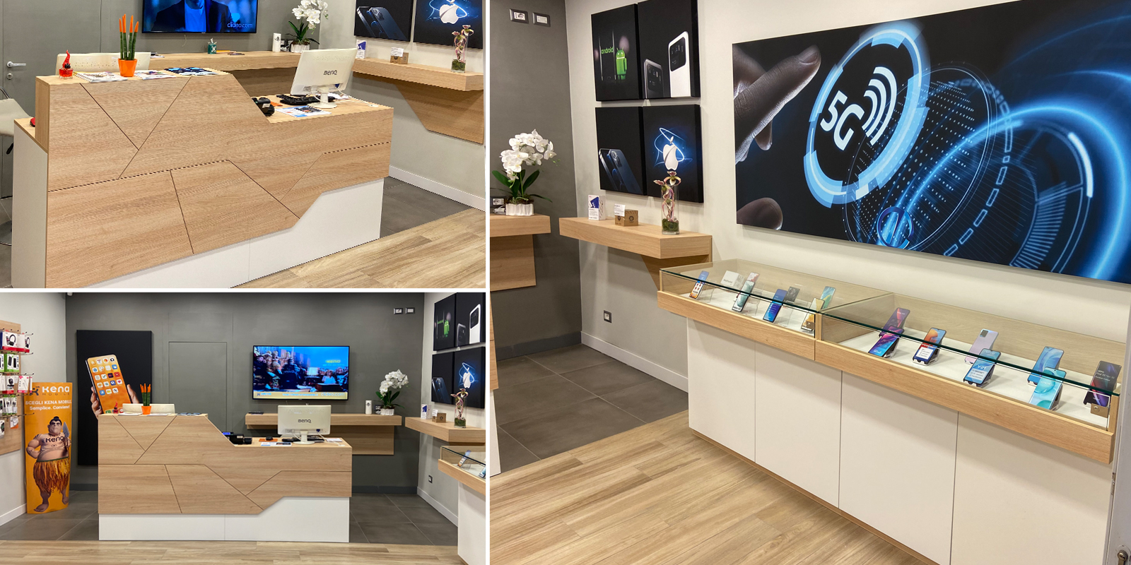 Arredamento per negozio di telefonia